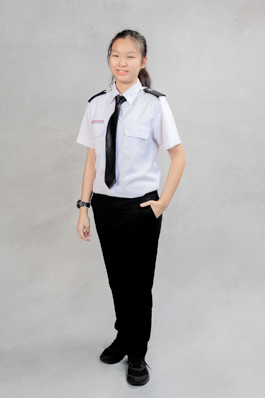 Full size image of female young aviator